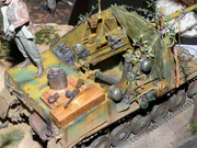Diorama titled Kurland 1944, depicting a scene from a military operation during World War II - photo No. 4 - close-up