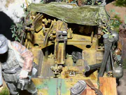 Diorama titled Kurland 1944, depicting a scene from a military operation during World War II - photo No. 5 - close-up