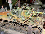 Diorama titled Kurland 1944, depicting a scene from a military operation during World War II - photo No. 6 - close-up
