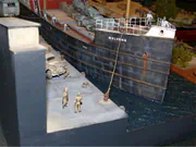 Tobruk Express diorama depicting a World War II scene - photo No. 4 - close-up
