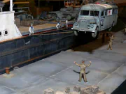 Tobruk Express diorama depicting a World War II scene - photo No. 10 - close-up