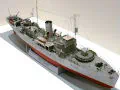 A paper model of the Canadian HMCS Agassiz corvette made in 1:100 scale - photo no 2