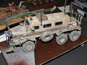 Buffalo 6x6 MPVC Link to photos of the plastic model of the Buffalo demining vehicle