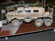 Plastic model of the Buffalo 6x6 MPCV demining vehicle - photo No. 2 - side view