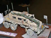 Plastic model of the Buffalo 6x6 MPCV demining vehicle - photo No. 4 - side view