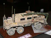 Plastic model of the Buffalo 6x6 MPCV demining vehicle - photo No. 5 - side view