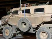 Plastic model of the Buffalo 6x6 MPCV demining vehicle - photo No. 8 - close-up