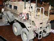 Plastic model of the Buffalo 6x6 MPCV demining vehicle - photo No. 9 - close-up