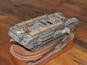 1:35 scale plastic model of the British Churchill ARV Mk I armored recovery vehicle - photo No. 5 - side view