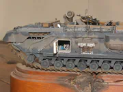 1:35 scale plastic model of the British Churchill ARV Mk I armored recovery vehicle - photo No. 9 - close-up