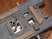 1:35 scale plastic model of the British Churchill ARV Mk I armored recovery vehicle - photo No. 11 - close-up