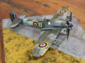 A plastic model of the British Hawker Typhoon Mk.Ib plane made in 1:48 scale - photo no 2.