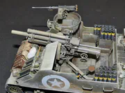 1:35 scale plastic model of the M7 Priest self-propelled howitzer - photo No. 6 - close-up