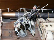Plastic model of the German Schnellboot S-100 torpedo boat from World War II - photo No. 10 - close-up