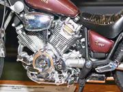 1:12 scale plastic model of the Yamaha XV1000 Virago motorcycle - photo No. 4 - close-up