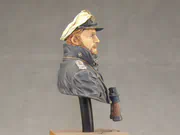 Resin bust of a World War II U-boat commander - photo No. 4 - side view