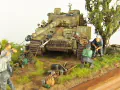 Diorama is entitled: Kryvyi Rih - Ukraine 1943. There is a plastic model of the Tiger tank on the diorama - photo No. 11