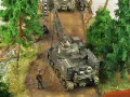 A diorama with plastic models of the M31 tank recovery vehicles and the Scammell Pioneer truck - photo no 18