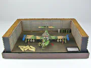 Plastic model of the American Cessna A-37B Dragonfly attack aircraft built to a 1:72 scale from an Academy kit - photo No. 1 - front view