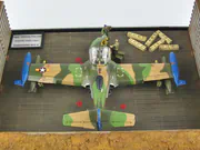 Plastic model of the American Cessna A-37B Dragonfly attack aircraft built to a 1:72 scale from an Academy kit - photo No. 4 - top view