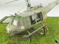 Link to a photo gallery of a plastic model of the American Bell UH-1V helicopter built on a 1:72 scale