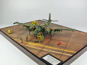 Plastic model of the Douglas B-26K Counter Invader attack aircraft from 1969 - photo No. 2 - front view