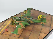 Plastic model of the Douglas B-26K Counter Invader attack aircraft from 1969 - photo No. 4 - side view