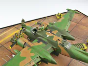Plastic model of the Douglas B-26K Counter Invader attack aircraft from 1969 - photo No. 12 - close-up