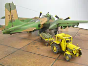 Plastic model of the Douglas B-26K Counter Invader attack aircraft from 1969 - photo No. 14 - close-up