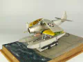 A photo gallery of a plastic model of the American Douglas TBD-1A Devastator torpedo bomber from World War II - photo No. 2