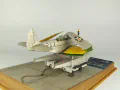 A photo gallery of a plastic model of the American Douglas TBD-1A Devastator torpedo bomber from World War II - photo No. 6
