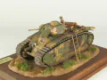 Link to a photo of a plastic model of the French B1 bis heavy tank - photo No. 5