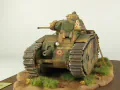 Link to a photo of a plastic model of the French B1 bis heavy tank - photo No. 6