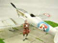 Plastic model of the French Dewoitine D.500 aircraft made in 1:32 scale from the Dora Wings kit - photo no 9
