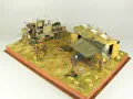 The World War II diorama depicting a British Army command post somewhere in North Africa - photo No. 2